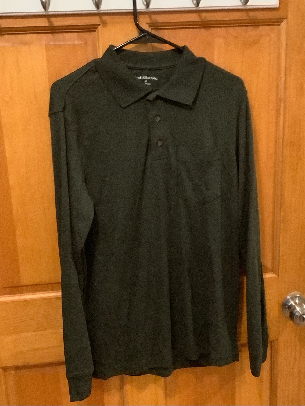 croft & barrow Forest Green Long-Sleeve Polo